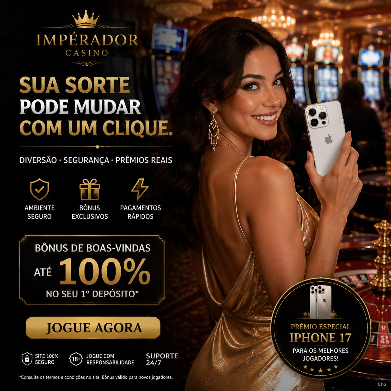 Dealers profissionais da 8kg
